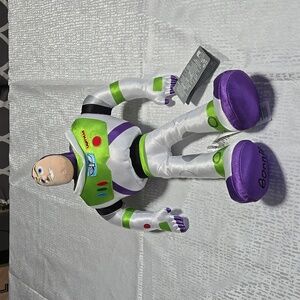 BUZZ LIGHTYEAR Plush Toy Story Doll 18" Disney Pixar Bonnie Foot Stuffed Animal